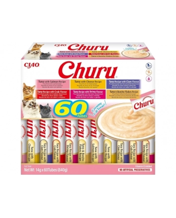 INABA CAT CHURU VARIETIES tuńczyk - przysmak dla kota 60 x 14 g nr 2