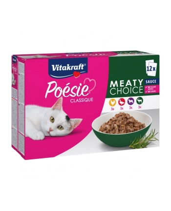 VITAKRAFT POESIE CLASSIQUE multip Meaty przysmak dla kota12x85g nr 1
