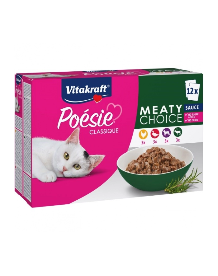 VITAKRAFT POESIE CLASSIQUE multip Meaty przysmak dla kota12x85g główny