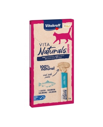VITAKRAFT VITA NATURALS Liquid łosoś przysmak dla kota 5x15g