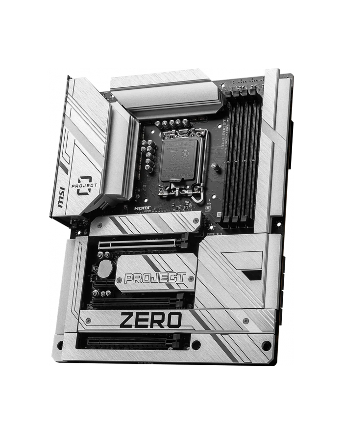 Płyta MSI Z790 PROJECT ZERO /Z790/DDR5/SATA3/M.2/USB3.2/WiFi/BT/PCIe5.0/s.1700/ATX główny