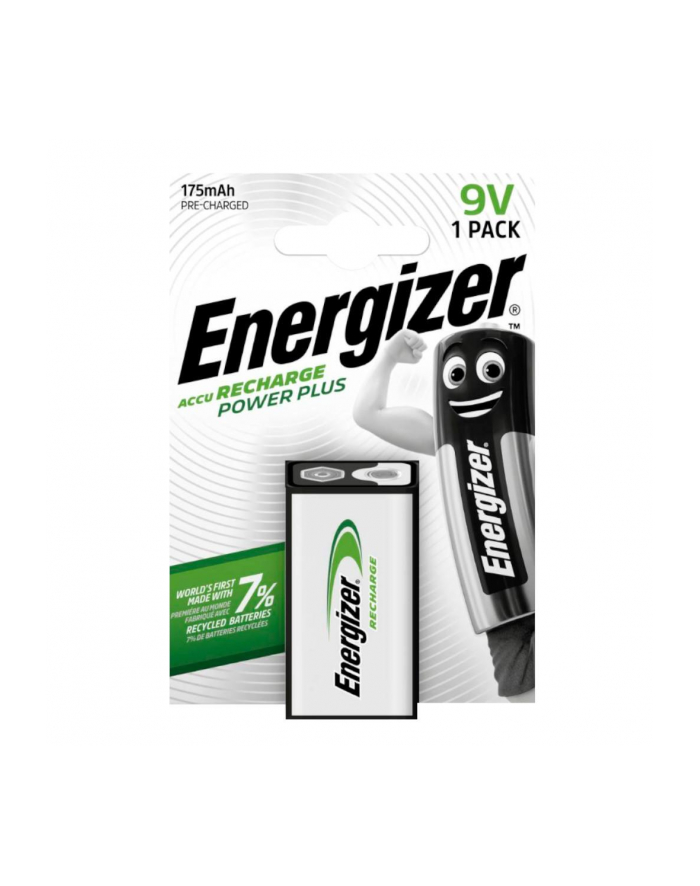 Akumulatorek Energizer 6F22 9V Ni-MH 175mAh 8,4V główny