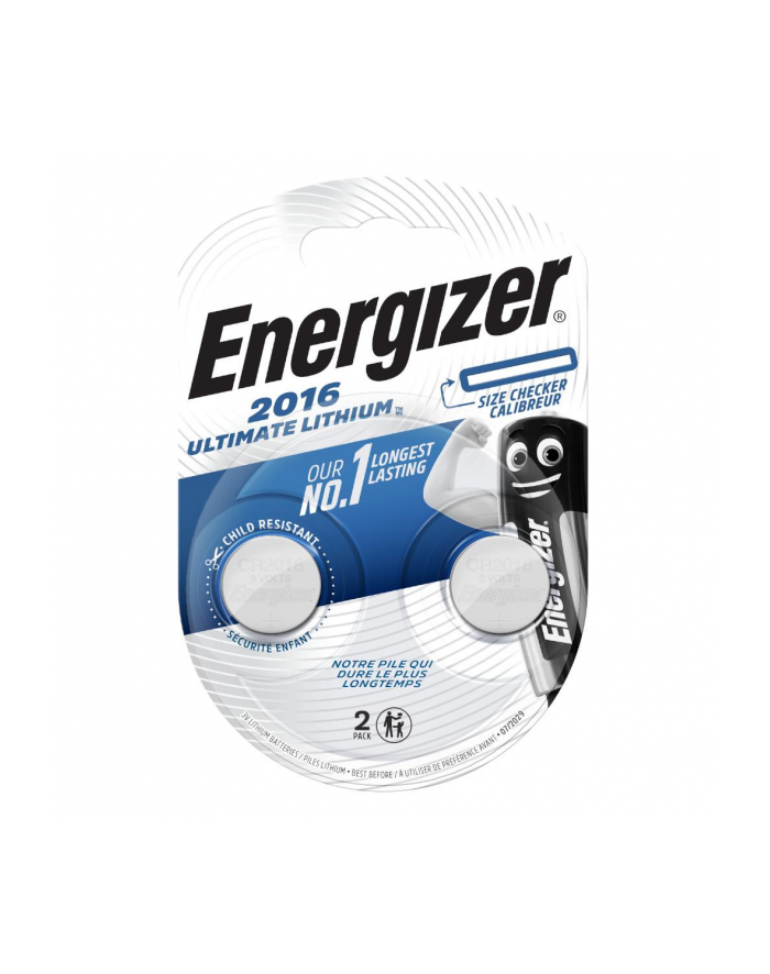 Bateria litowa mini Energizer Ultimate Lithium CR2016 x2 główny