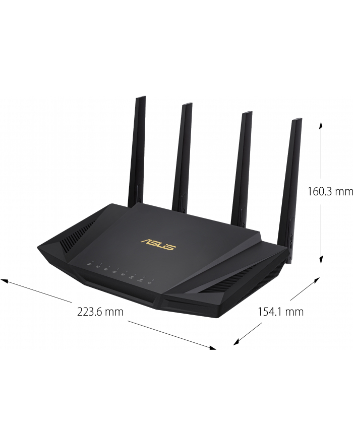 Router Asus RT-AX58U V2 Wi-Fi AX3000 1xWAN 4xLAN 1xUSB3.0 główny