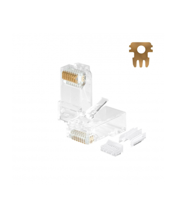 Wtyk RJ45 UTP kat. 6A, drut, Netrack (100 szt)