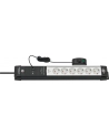 Brennenstuhl Premium-Line 3 M 6X Gniazdo Czarny Szary - nr 3