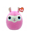 ty inc. Maskotka-poduszka TY Squishy Beanies LANA różowa lama 30cm 39367 - nr 1