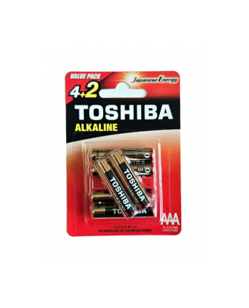 baterie Bateria TOSHIBA LR03 6szt blister