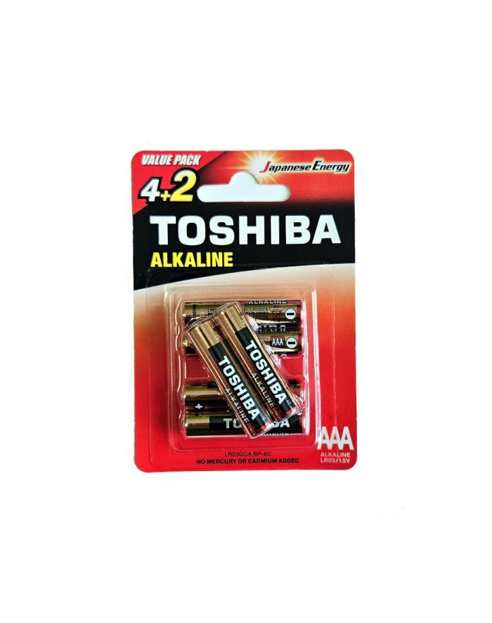 baterie Bateria TOSHIBA LR03 6szt blister główny