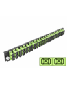 DELOCK  19″ SKRZYNKA ŁĄCZENIOWA OSŁONA PRZEDNIA 24 PORTY SC DUPLEX ZIELONA LIPOWA  () - nr 1