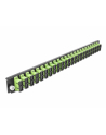 DELOCK  19″ SKRZYNKA ŁĄCZENIOWA OSŁONA PRZEDNIA 24 PORTY SC DUPLEX ZIELONA LIPOWA  () - nr 2