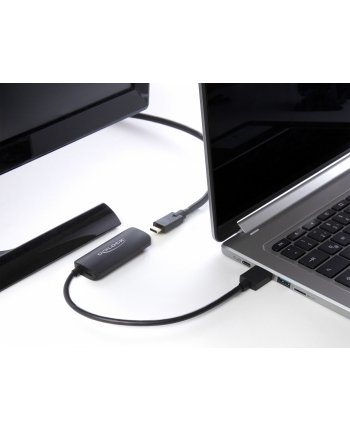Delock adapter kablowy 0,18 m HDMI Typu A (Standard) USB Type-C + Micro-USB Czarny (64212)