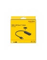 Delock adapter kablowy 0,18 m HDMI Typu A (Standard) USB Type-C + Micro-USB Czarny (64212) - nr 8
