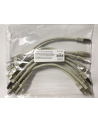 Equip Patch Cat6A 10x/Box S/FTP 2xRJ45 0.25m szary LSZH (645603) - nr 10