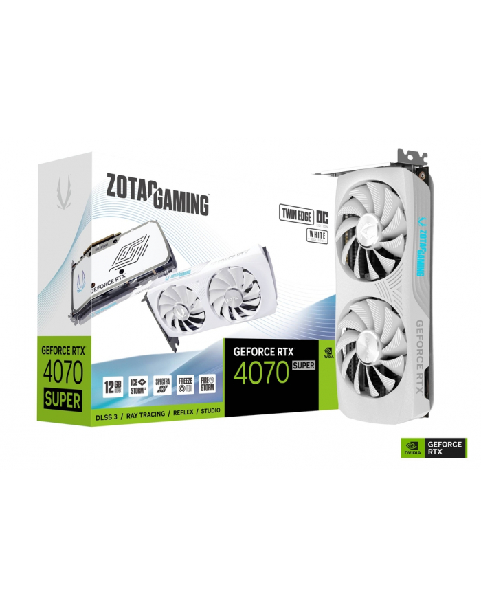 Zotac GeForce RTX 4070 SUPER Twin Edge OC White Edition 12GB GDDR6 (ZTD40720) główny