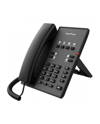 Fanvil H1 Czarny Hotelowy Telefon Voip Hd Voice 100Mb/S Poe Desktop