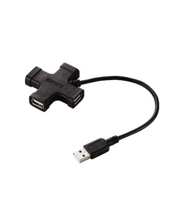 Hub USB 2.0  4 porty do notebooka X-black