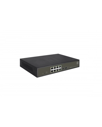 Levelone Ges 2110P Łącza Sieciowe Zarządzany L2 Gigabit Ethernet (10 100 1000) Obsługa Poe Czarny (GES2110P) nr 2