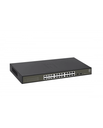 Levelone Ges 2126 Łącza Sieciowe Zarządzany L2 Gigabit Ethernet (10 100 1000) Czarny (GES2126) nr 2