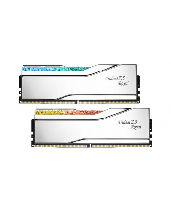 g.skill Pamięć PC - DDR5 32GB (2x16GB) Trident Z5 Royal RGB 6400MHz CL32 XMP3 Srebrna