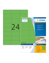 Herma Etykiety kolorowe 4409 A4 samoprzylepne 70 x 37mm papier matowy zielony 2400 szt 4409 - nr 5