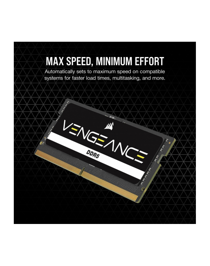Corsair Vengeance Sodimm Ddr55200 16Gb Cl44 Single Channel (1 Sztuk) (CMSX16GX5M1A5200C44) główny