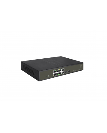 Levelone Ges 2110P Łącza Sieciowe Zarządzany L2 Gigabit Ethernet (10 100 1000) Obsługa Poe Czarny (GES2110P)
