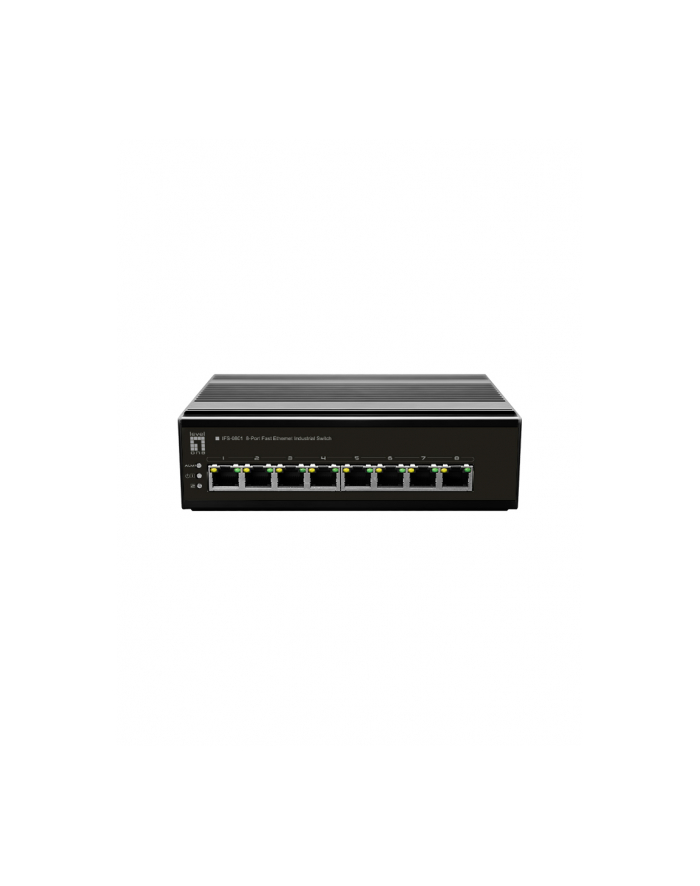 Levelone Ifs 0801 Łącza Sieciowe Nie Zarządzany Fast Ethernet (10 100) Czarny (IFS0801) główny