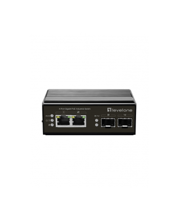 Levelone Igp 0432 Łącza Sieciowe Nie Zarządzany Gigabit Ethernet (10 100 1000) Obsługa Poe Czarny (IGP0432)