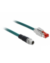 DELOCK KABEL SIECIOWY DELOCK M12 8 PINÓW X-KODOWANY NA RJ45 WTYK PCW 1 M  () - nr 2