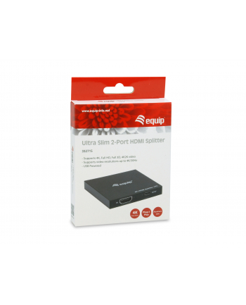 EQUIP EQUIP ŁĄCZNOŚĆ  SPLITTER HDMI 1.4 TRASLIM 2 PORTY  ()