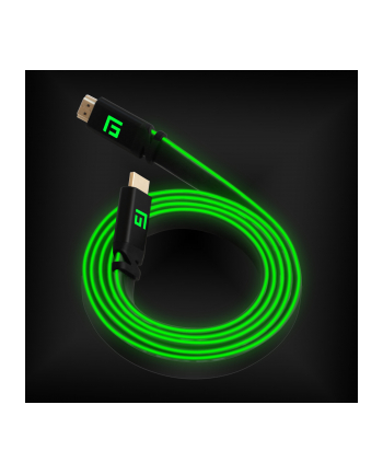 Floating Grip 1.5M High-Speed Led Hdmi Cable V2.1 - Green