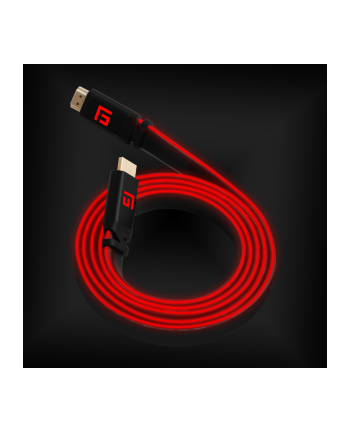 Floating Grip 1.5M High-Speed Led Hdmi Cable V2.1 - Red