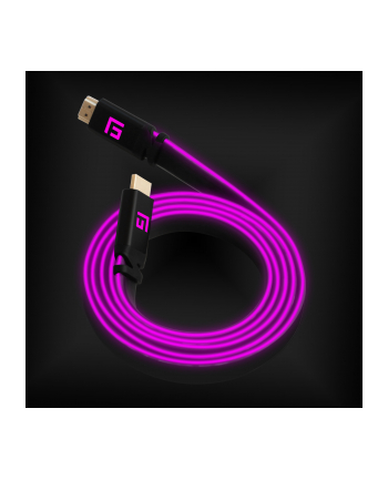 Floating Grip 3M High-Speed Led Hdmi Cable V2.1 - Pink