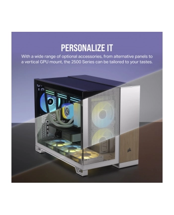 Corsair Case Icue 2500X Rgb Midi Tg Biała (CC9011268WW) nr 1