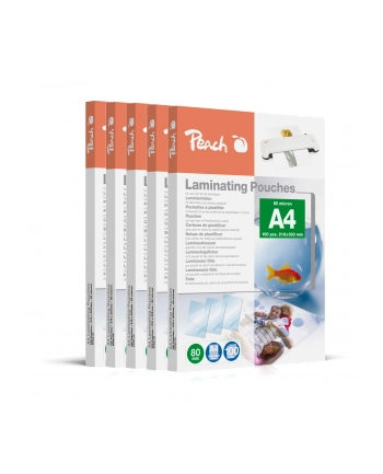 Peach Folia Do Laminacji A4 (216X303Mm), 80Mic, 500Szt. (PP58050) nr 1