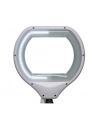 Maul Lampka Led Z Lupą Na Biurko Crystal, 17W, Ze Ściemniaczem, Mocowana Zaciskiem, Biała - nr 2