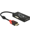 Delock Displayport Adapter 1.2 Męski > Vga / Hdmi Dvi Żeński 4K Pasywny Czarny - nr 12