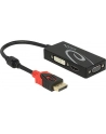 Delock Displayport Adapter 1.2 Męski > Vga / Hdmi Dvi Żeński 4K Pasywny Czarny - nr 13