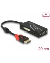 Delock Displayport Adapter 1.2 Męski > Vga / Hdmi Dvi Żeński 4K Pasywny Czarny - nr 15