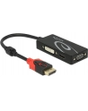 Delock Displayport Adapter 1.2 Męski > Vga / Hdmi Dvi Żeński 4K Pasywny Czarny - nr 18