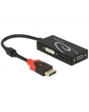 Delock Displayport Adapter 1.2 Męski > Vga / Hdmi Dvi Żeński 4K Pasywny Czarny - nr 3