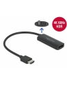 Delock Adapter Hdmi-A Wtyczka Do Gniazda Displayport 4K 60 Hz - nr 10