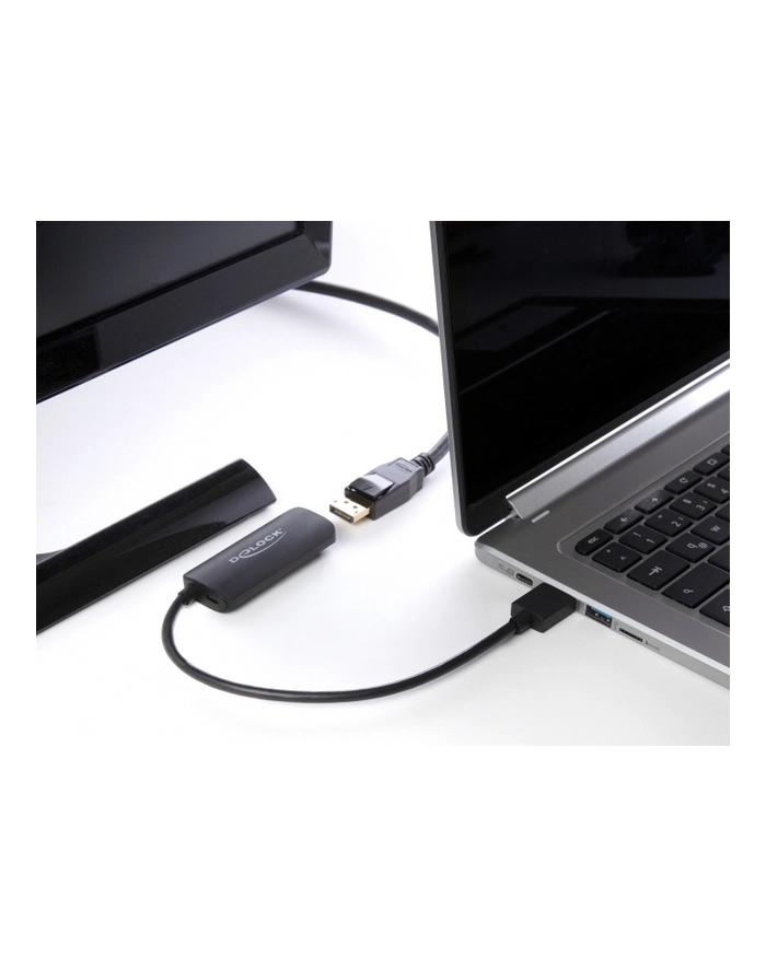 Delock Adapter Hdmi-A Wtyczka Do Gniazda Displayport 4K 60 Hz główny