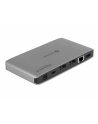 Delock Stacja/replikator Thunderbolt 3 docking station 8K gy - DUAL DisplayPort / USB / C / SD / LAN (87777) - nr 2