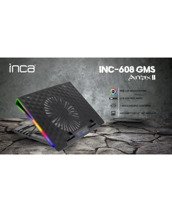 Inca Podstawka Pod Notebooka Z Funkcją Chłodzenia Inc-608Gms (Inc608Gms)