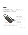 Club 3D Club3D Rozbočovač, USB-A 3.2 Gen1 na 3x USB 3.1, Gigabit Ethernet - nr 43