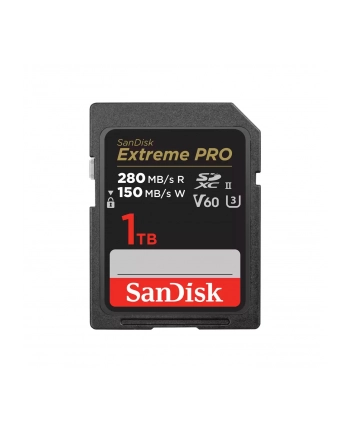 SANDISK SDSDXEP-1T00-GN4IN KARTA SANDISK EXTREME PRO SDXC 1TB - 280/150 MB/s V60 UHS-II nr 1