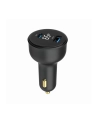 GEMBIRD Szybka ładowarka samochodowa 2x USB Type-C PD LCD 65 W czarna - nr 1