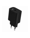 GEMBIRD 2-portowa uniwersalna ładowarka USB A+C 2.4 A kolor czarny - nr 3